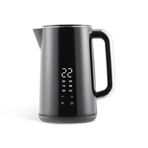 Led digital smart kettle black - led,